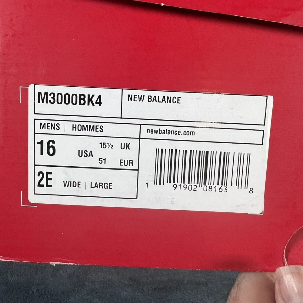 New Balance Men's Baseball Cleats Spikes WIDE 2E Size 16 L3000BK4 New - Picture 5 of 5